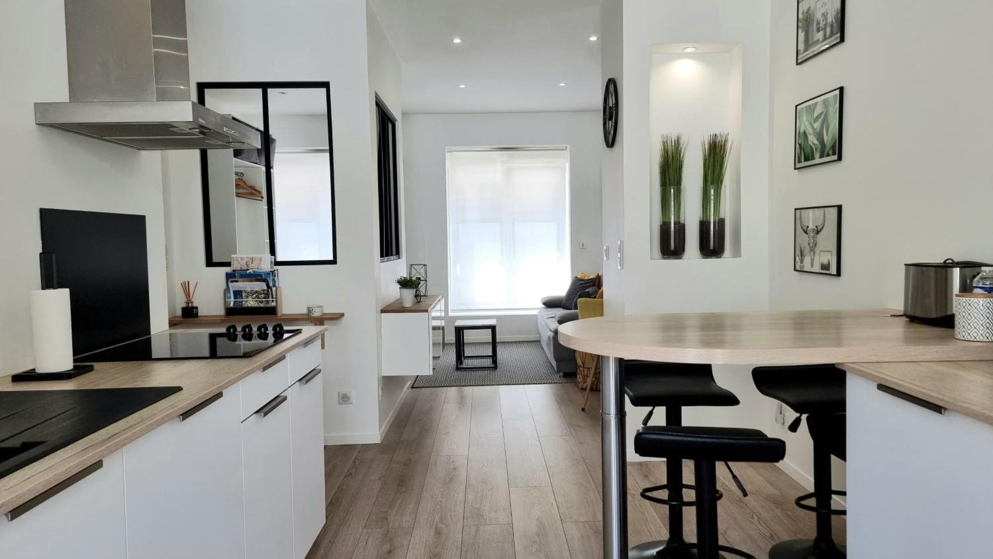 Le P'Tit Atelier, Terrasse Privative Lejlighed Lorient Eksteriør billede