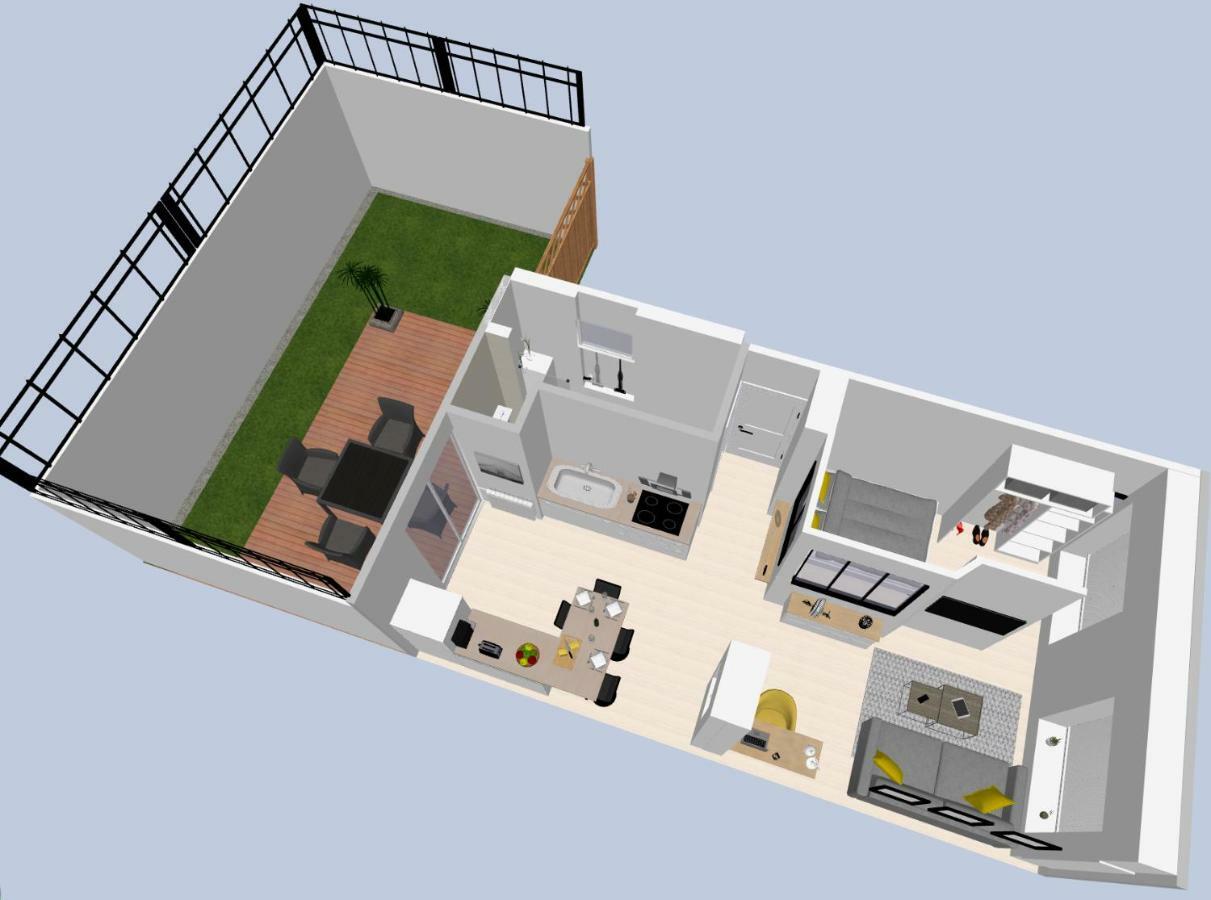 Le P'Tit Atelier, Terrasse Privative Lejlighed Lorient Eksteriør billede